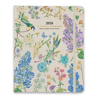 Agenda Kokonote 17 Meses 2025/2026 Semana Vista Idole Seasonal Flowers - 8435747816201