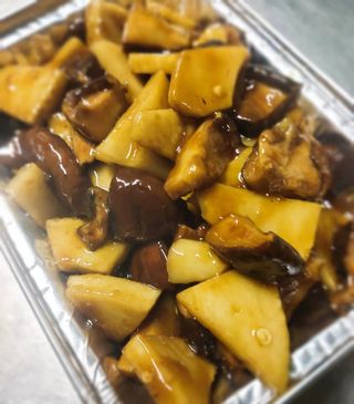 33. Brotes De Bambú Y Setas Chinas Salteadas