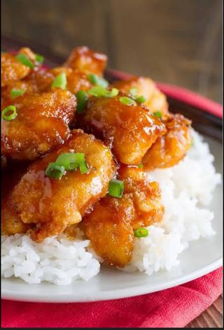 Sweet and sour sesame chicken