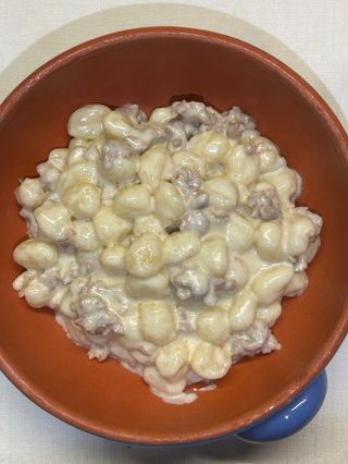 Gnocchi fatti in casa alla crema di Caciocavallo e salsiccia