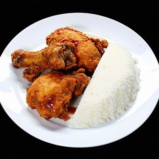 1/4 Chicken Wet Fry Ugali