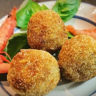 Croquetas de gambas blancas