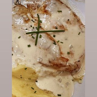 Pechuga de pollo con salsa gorgonzola 