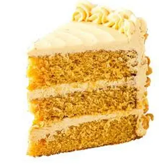 Butterscotch Cake Slice