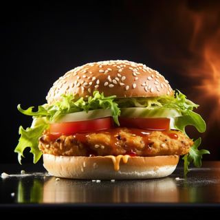 Burger De Pollo Crujiente 