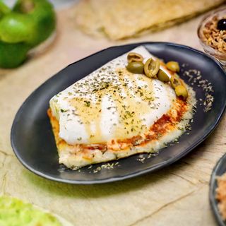 Tapioca de carne picada