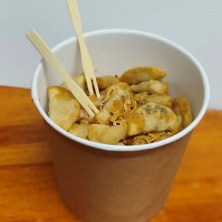 Смажені варенички мікс традиційний + м'ясний