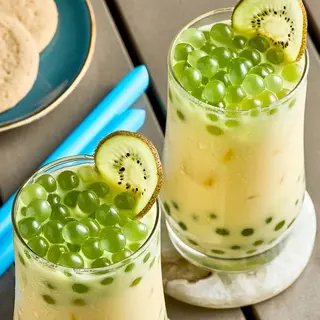 Fruit tea boba - Kiwi