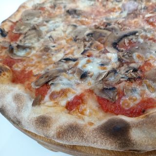 PIZZA AL PIATTO ROSSA - FUNGHI