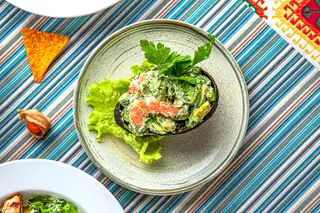 Avocado cu crevete