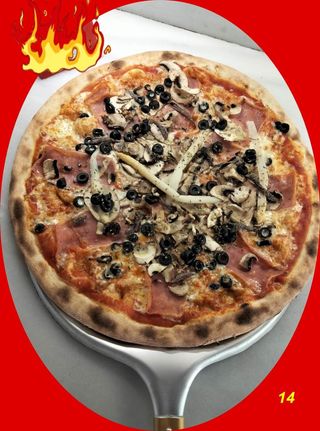 Pizza Familiar 4 Estaciones (40 Cm.)