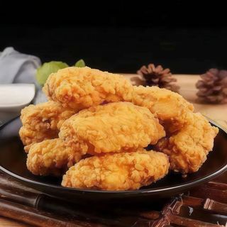 9. Alitas de pollo fritas, 4 unidades