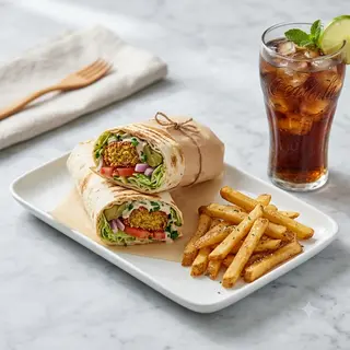 Menú Rollo Falafel
