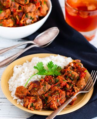 Wet Fry Chicken + Veggie Rice