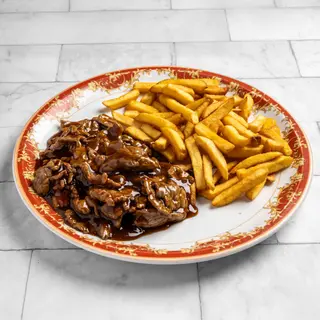 Ternera Con Patatas Fritas