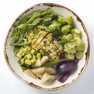 Bowl de pollo braseado