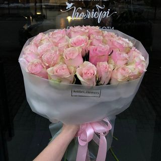 Букет з 35 троянд Pink Athena