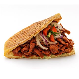 Дюнер с повече месо в питка