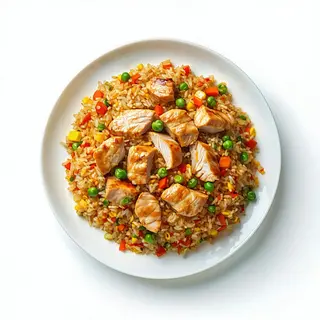 Riso saltato con pollo