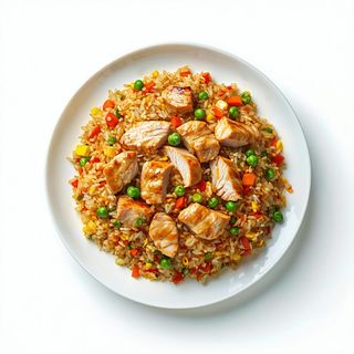 Riso saltato con pollo