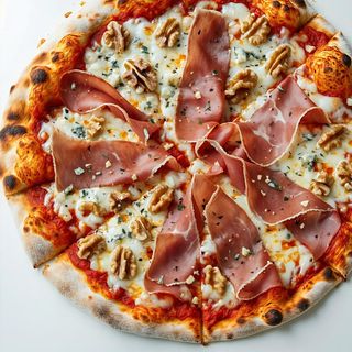 Speck, gorgonzola e noci