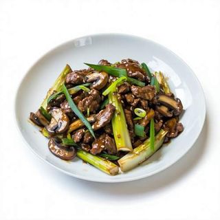 59.Ternera con champiñones