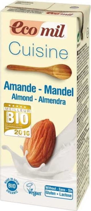 Migdałowa alternatywa dla śmietany BIO 200 ml Ecomil