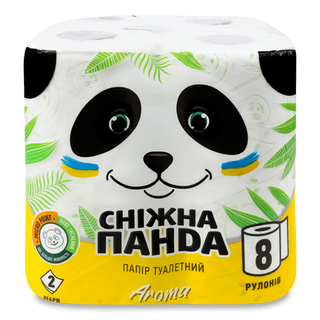 Папір туалетний «Сніжна панда» Aroma (8шт)