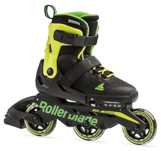 Ролики дитячі Rollerblade Microblade 3wd 2024, Чорно-салатовий, 28-32