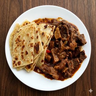 Chapati and Liver
