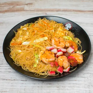 Fideos Con Marisco A La Plancha