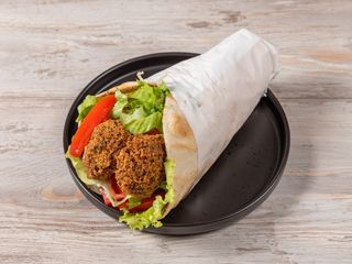 Сандвич с фалафел и хумус голям (360г)