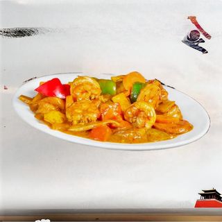 Gambas Con Curry