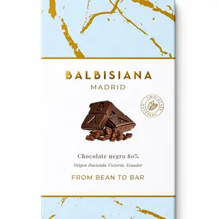 Tableta de chocolate negro 80%