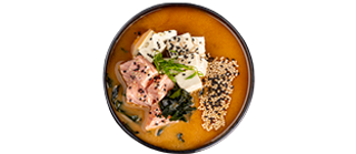 Суп Місо-ширу з лососем (320г)