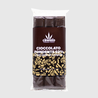 Chocolate Negro 62% com Sementes de Cânhamo 100g