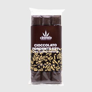 Chocolate Negro 62% com Sementes de Cânhamo 100g