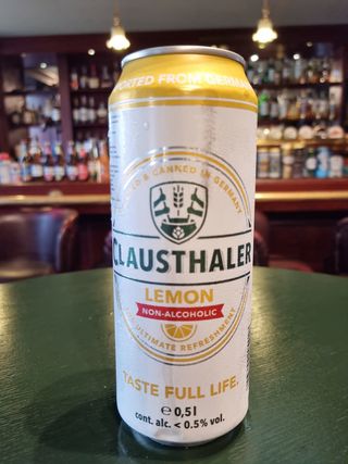 Clausthaler Lemon N/а / Клаусталер Лимон Б/а (500 Мл) Ж/б