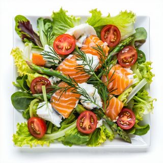 Ensalada De Salmón Marinado