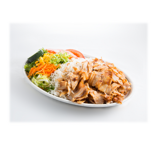 Plato Döner Kebap Con Arroz