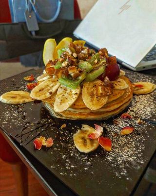 Pancake Miel Fruits
