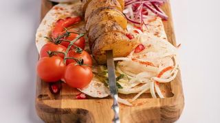 Шашлык из картофеля 