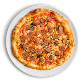 Beef Sausage Pizza