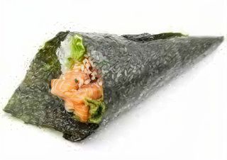 N.50 Temaki salmone spicy