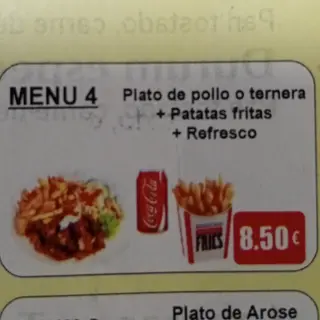 Menú 4