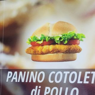 Panino cotoletta di pollo 