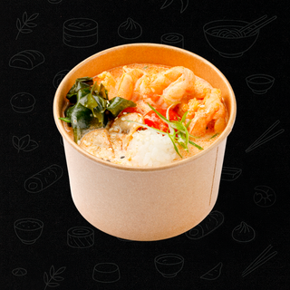 Tom Yum cu fructe de mare
