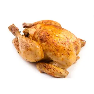 Pollo Asado con   medio litro de cocacola y pan