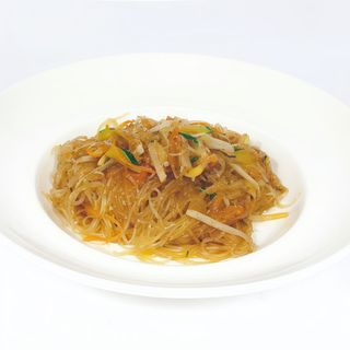 Spaghetti di soia con manzo
