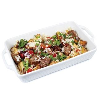 Пательня з телятиною, томатами та перцем (400г)